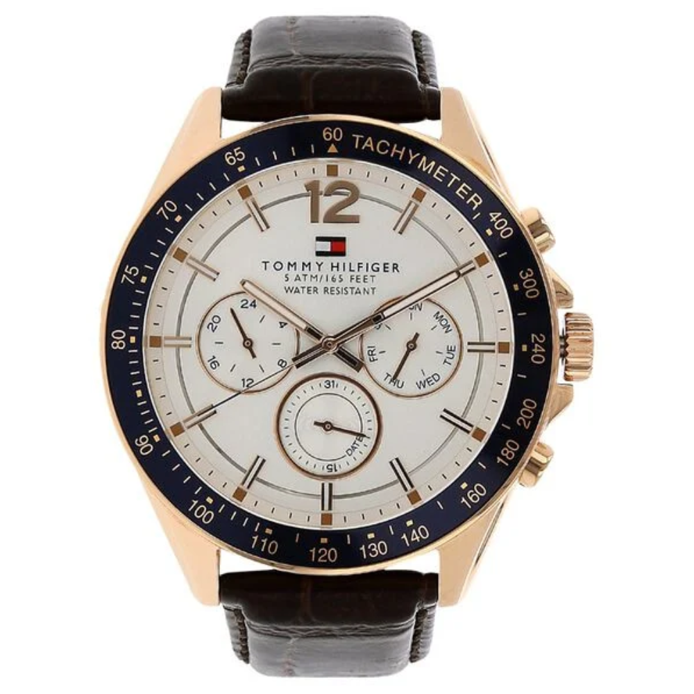 Tommy Hilfiger Chronograph White Dial Men's Watch TH1791118
