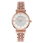 Emporio Armani Gianni T-Bar White Dial Analog Women's Watch AR11244