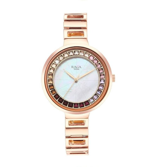 Titan Raga Love All Rose Gold Women's Watch 95150WM01