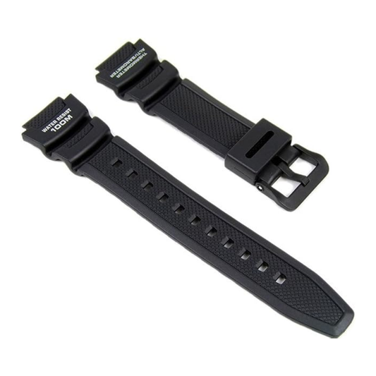 Casio Black Resin Strap Watch for SGW-300H-1AV, SGW-400H-1BV | 10360816