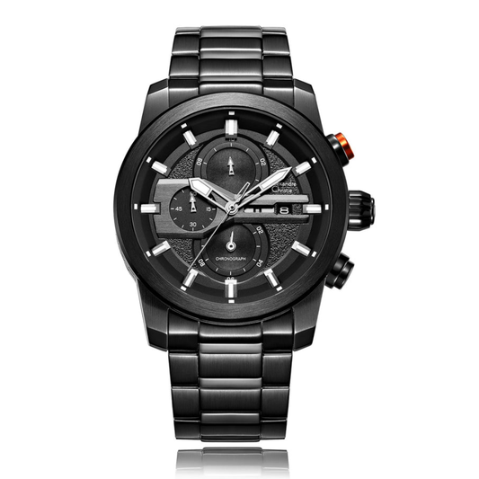 Alexandre Christie Chronograph Black Men's Watch 6562MCBIPBA