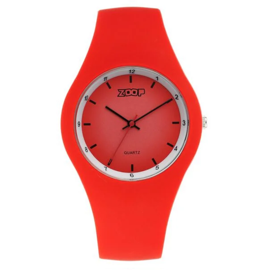 Zoop Red Dial Red Strap Girls Kids Watch 26031PP04W