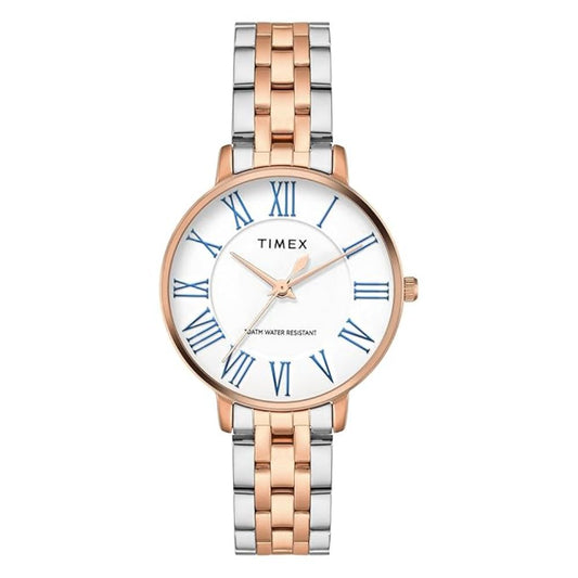 Timex Classic White Dial Women Watch TWEL19109