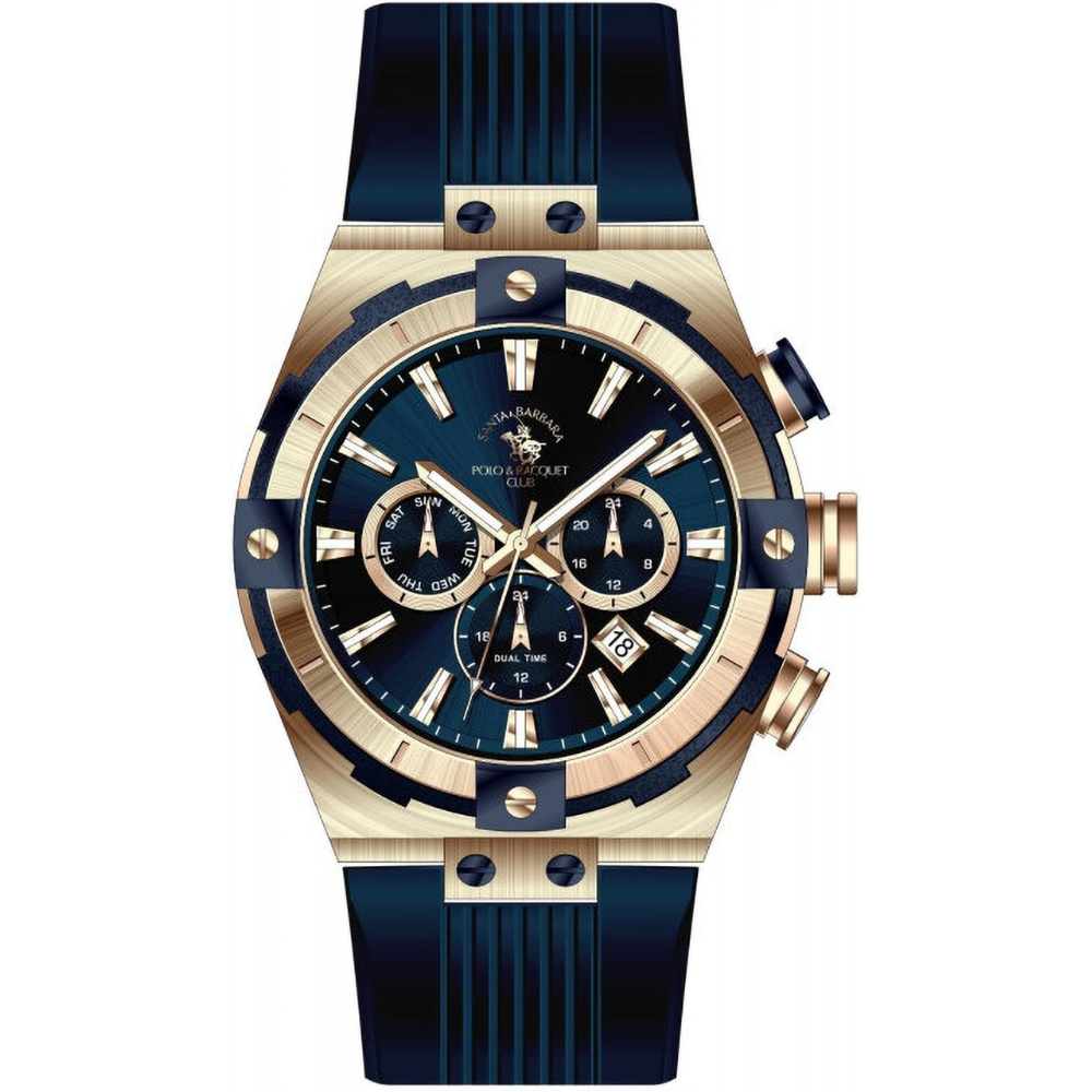 Santa Barbara Polo & Racquet Club Quartz Blue Dial Men's Watch SB.1.10510-8