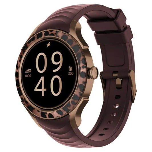 Fastrack Ella Wine Red Women's Smartwatch 68058QP01