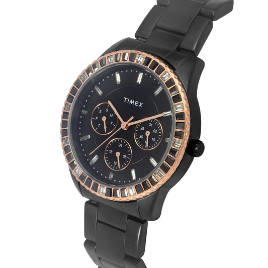 Timex E-Class Premium-Sport Black Dial Women's Watch TWEL16803