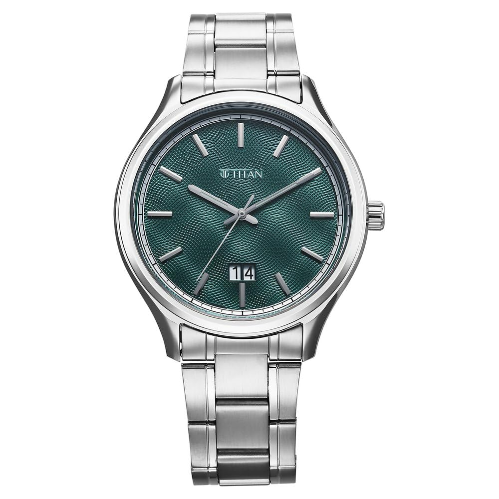 Titan Palette of Colours Green Dial Men's Watch 10033SM03