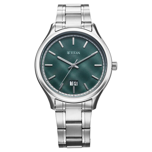 Titan Palette of Colours Green Dial Men's Watch 10033SM03