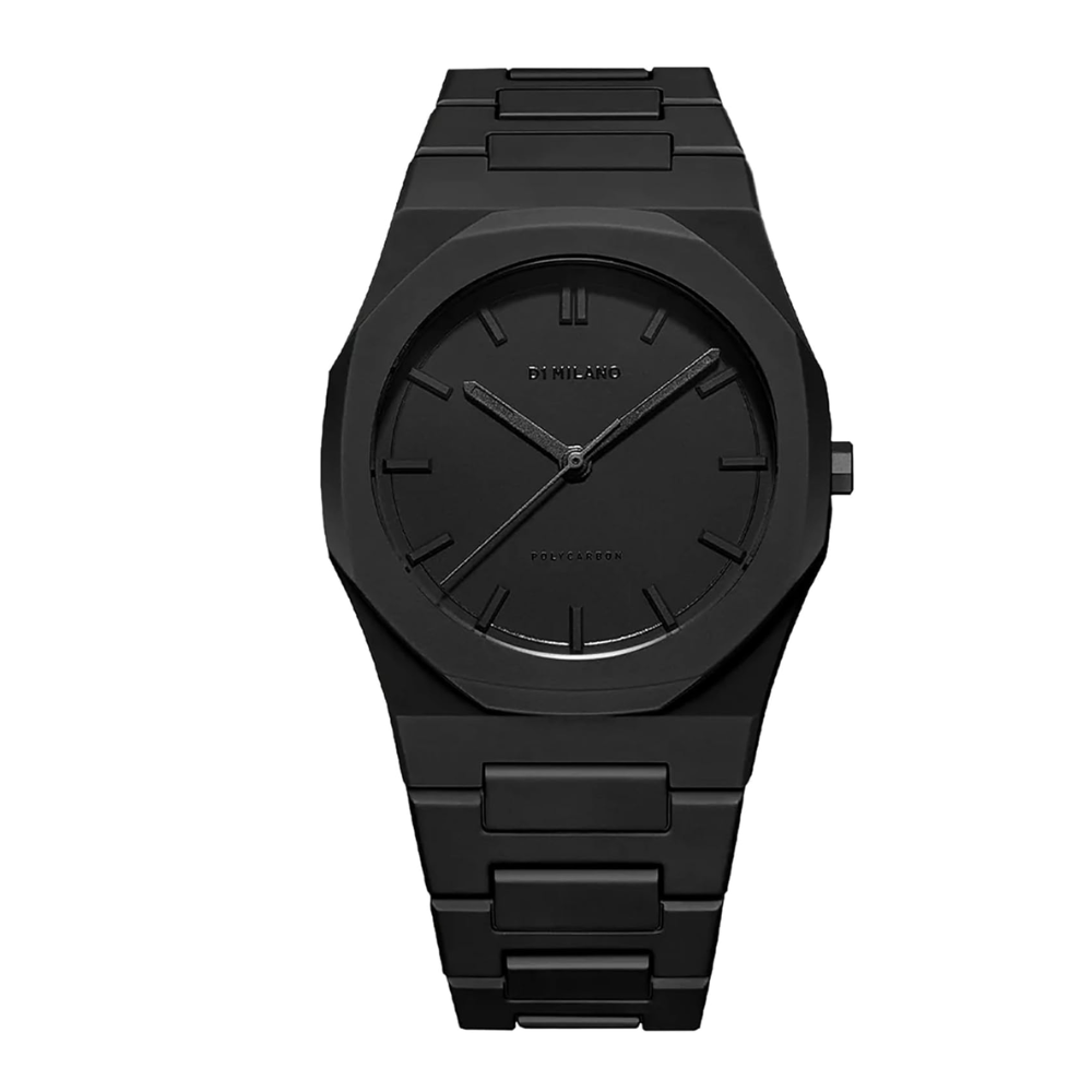 D1 Milano Polycarbon Black Dial Unisex Watch PCBJ10