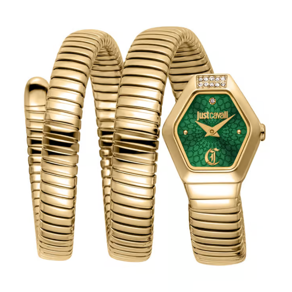 Just Cavalli Romina Green Dial Analog Women's Watch JC1L395M0035