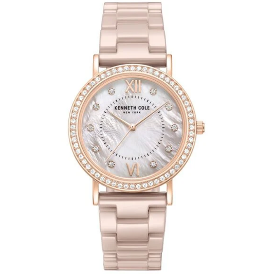 Kenneth Cole Quartz Grey Dial Women's Watch Accessory Style KCWLG0062803LD