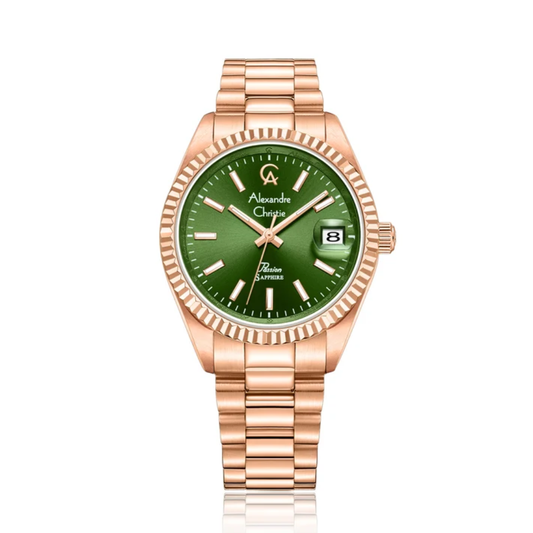5016LDBRGGAlexandre Christie Classic Rose Gold Women's Watch 5016LDBRGGN