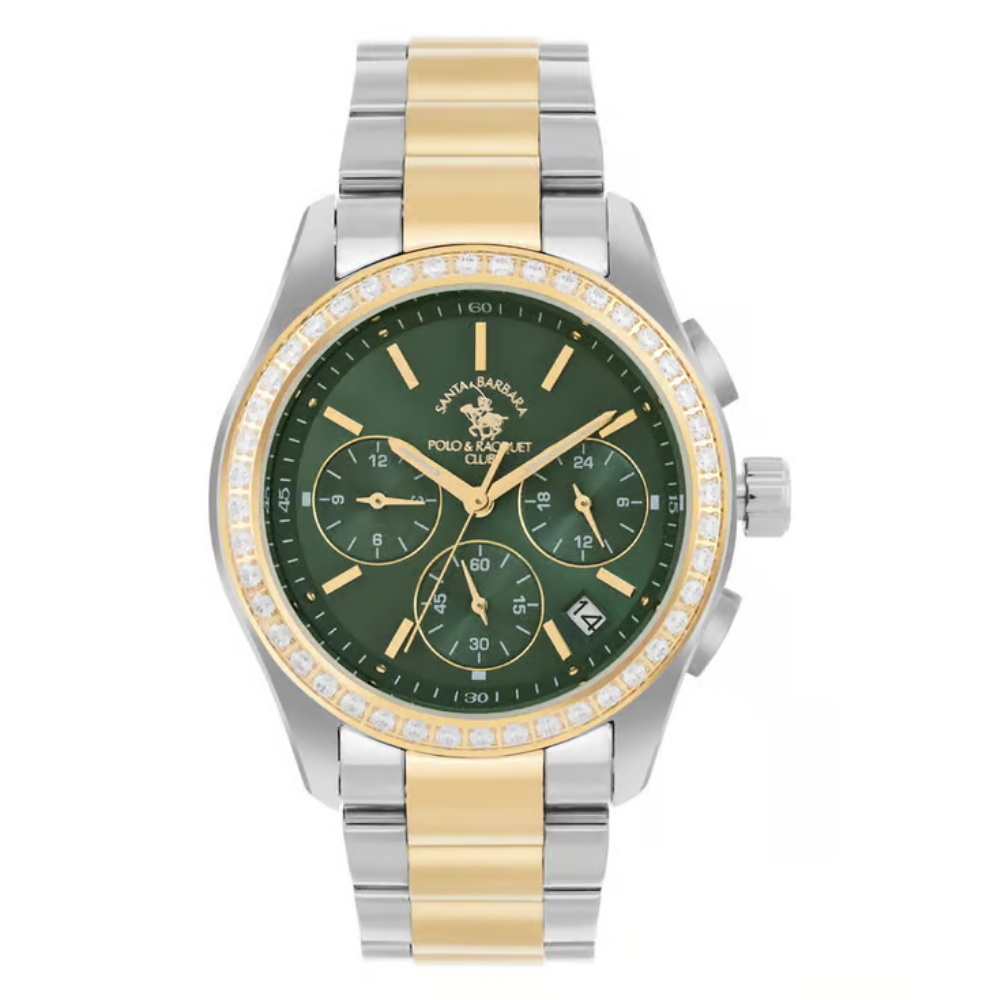 Santa Barbara Polo & Racquet Club Green Dial Women's Watch Accessory SB.1.10555-4