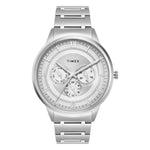 Timex Round Silver Men's Watch TWEG28000