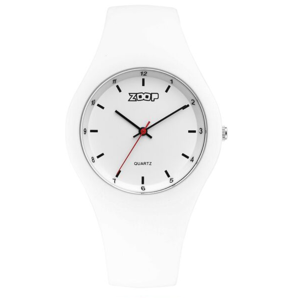 Zoop Analog Watch White Dial White Strap Girls Kids 26031PP02W