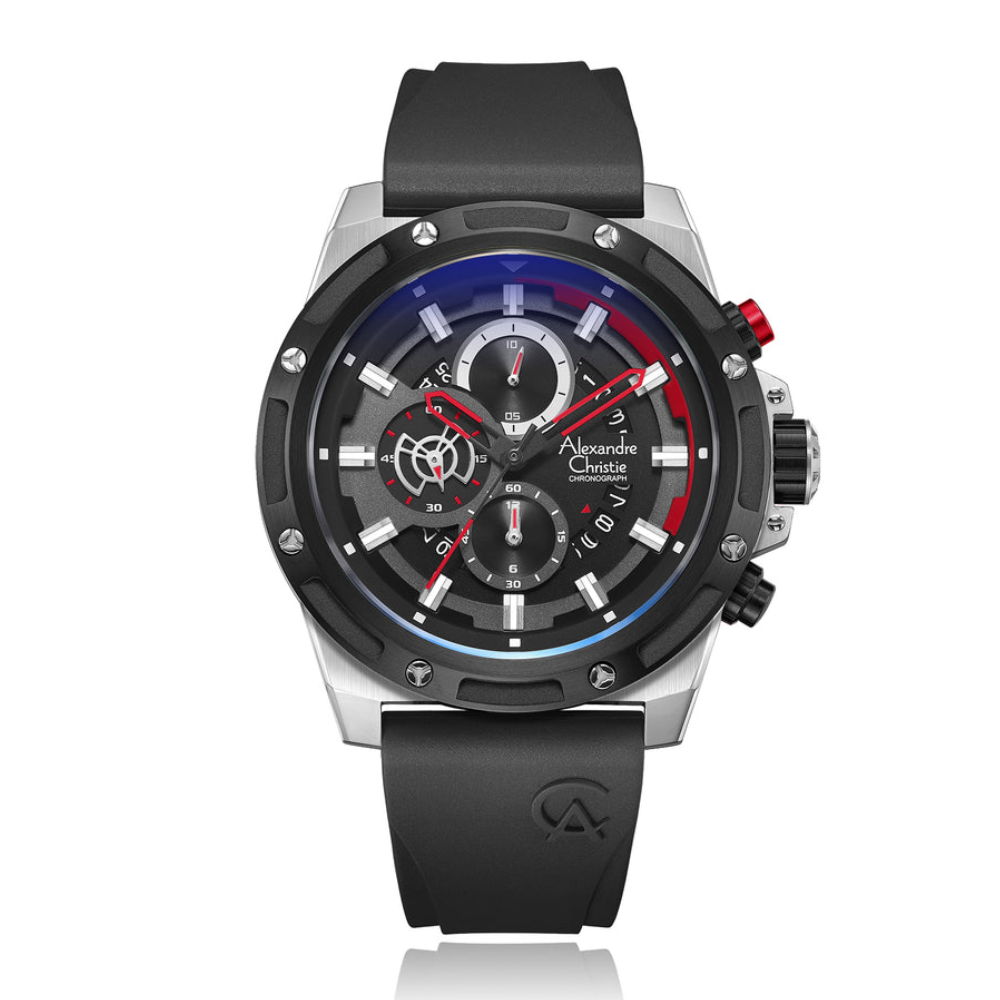 ALEXANDRE CHRISTIE Chronograph Black Men's Watch 6506MCRTBBA