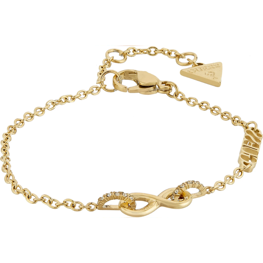 GUESS Steel Gold-Plated Bracelet Women's Bracelet UBB03265YGS