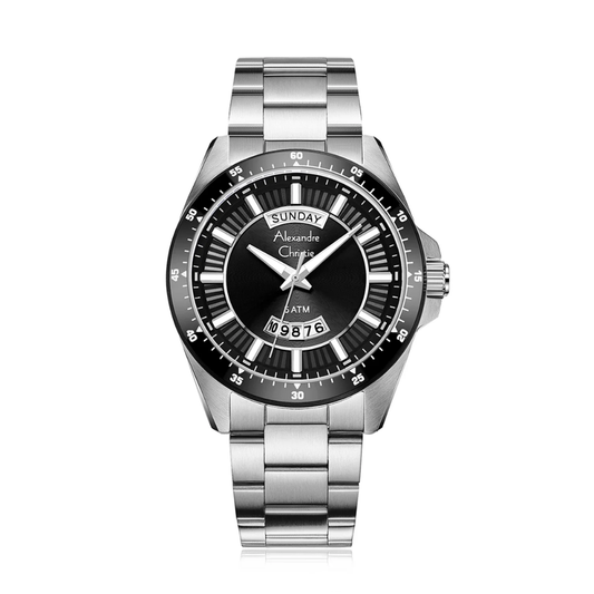 Alexandre Christie Bravo Silver Men's Watch 6678MEBTBBA