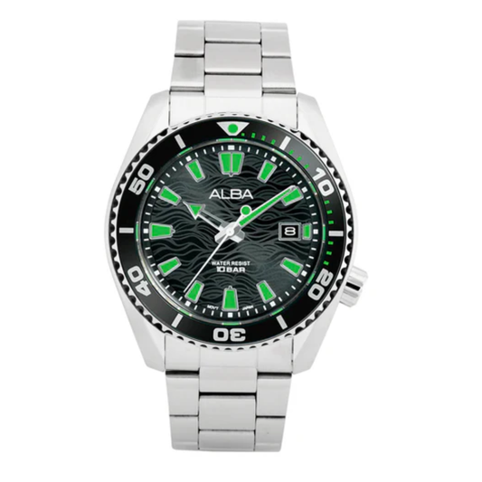 ALBA Black Dial Men's Watch AS9R75X1