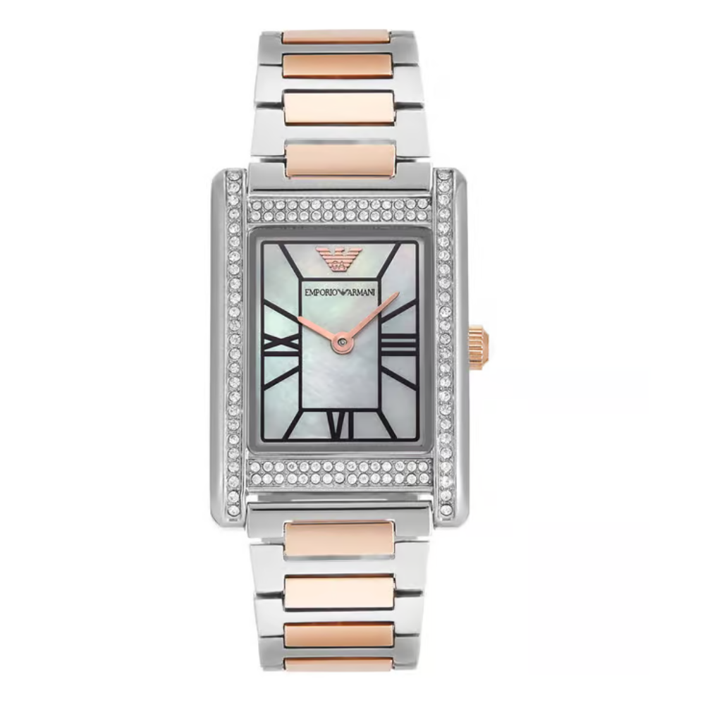 Emporio Armani Genni Mother Of Pearl Dial Analog Women's Watch AR11626