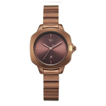 Fastrack Vyb Seeker Brown Dial Girls' Watch 60076QM01