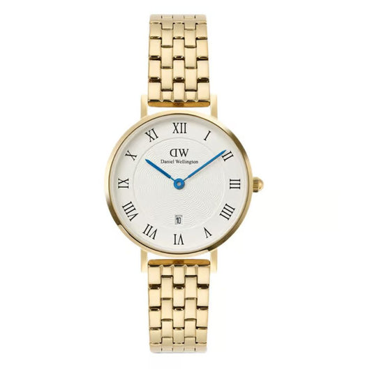 Daniel Wellington Petite Roman Numerals Quartz White Women’s Watch DW00100857K