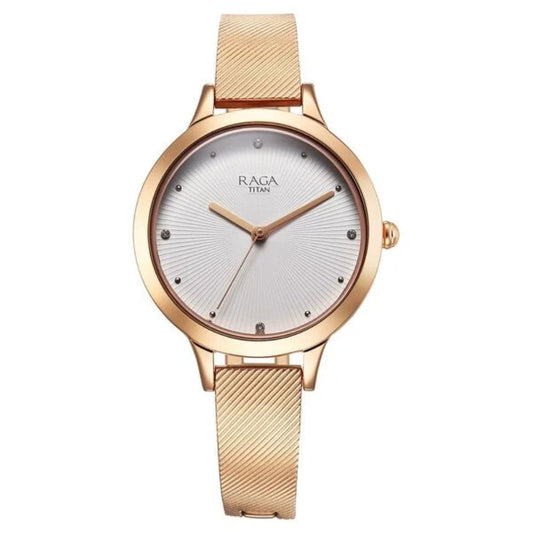 Titan Raga Memoirs Rose Gold Women's Watch 2754WM01