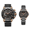 Alexandre Christie Multi-Function Black Couple's Watch 9205MCBFBRBA