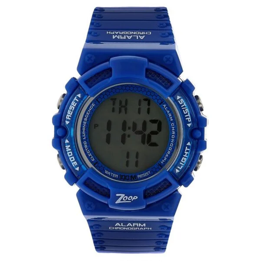 Zoop Digital Dial Blue Strap Boys Kids Digital Watch 4040PP03