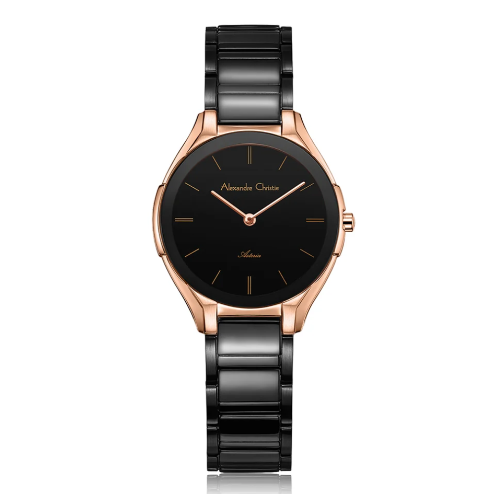 Alexandre Christie Classic Black Women's Quartz Watch 8610LHBBRBA
