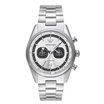 Emporio Armani Silver Dial Men's Chronograph Watch AR11636