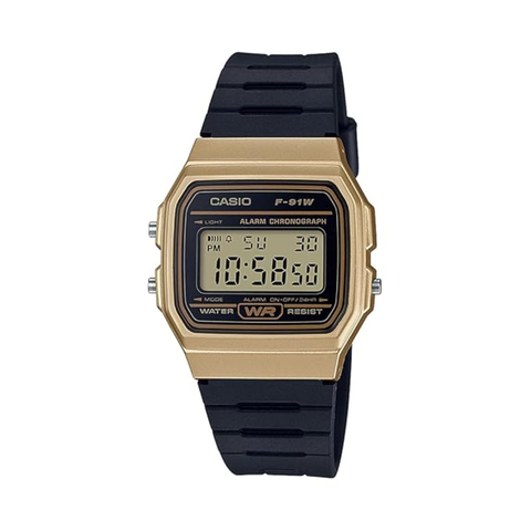Casio Youth Digital Black Men Watch D142 F-91WM-9A