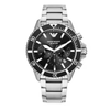 Emporio Armani World Explorer Black Dial Chronograph Men's Watch AR11360