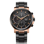 ALEXANDRE CHRISTIE Chronograph Black Men's Watch 6350MCBBRBA