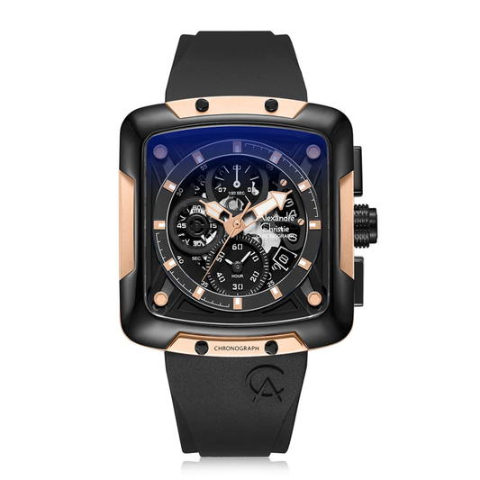 Alexandre Christie Black Men's Watch 3039GCRBRBA