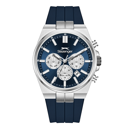 Slazenger Multifunction Navy Dial Silicone Strap Men's Watch SL.09.2651.2.397