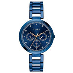 TIMEX Blue Dial Women's Round Dial Analog Watch TW000X268