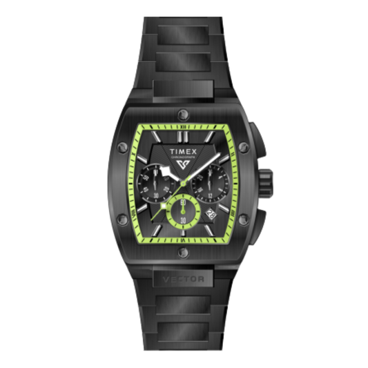 Timex Vector Black Dial Men's Chronograph Watch TWEG26206