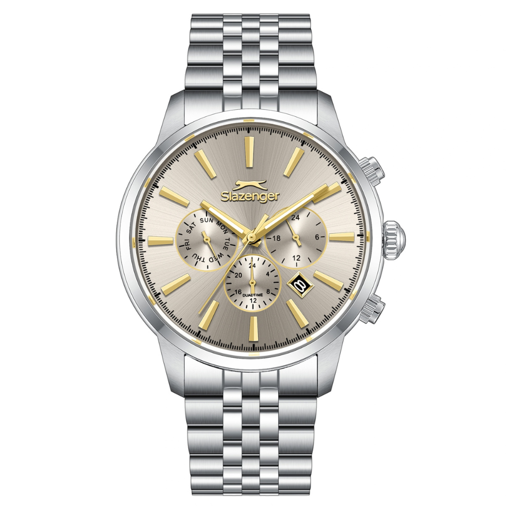 Slazenger Multifunction Beige Dial Men's Watch SL.09.1812.2.11