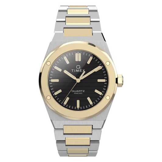 Timex Q Round 41mm Black Dial Analogue Men's Watch - TW2Y81500UJ