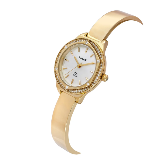 TIMEX Fria White Dial Women Watch TWEL24202