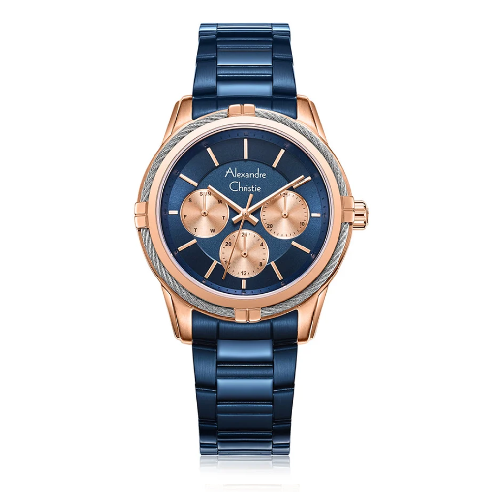 ALEXANDRE CHRISTIE Multi-Function Blue Women's Watch 2843BFBURBU