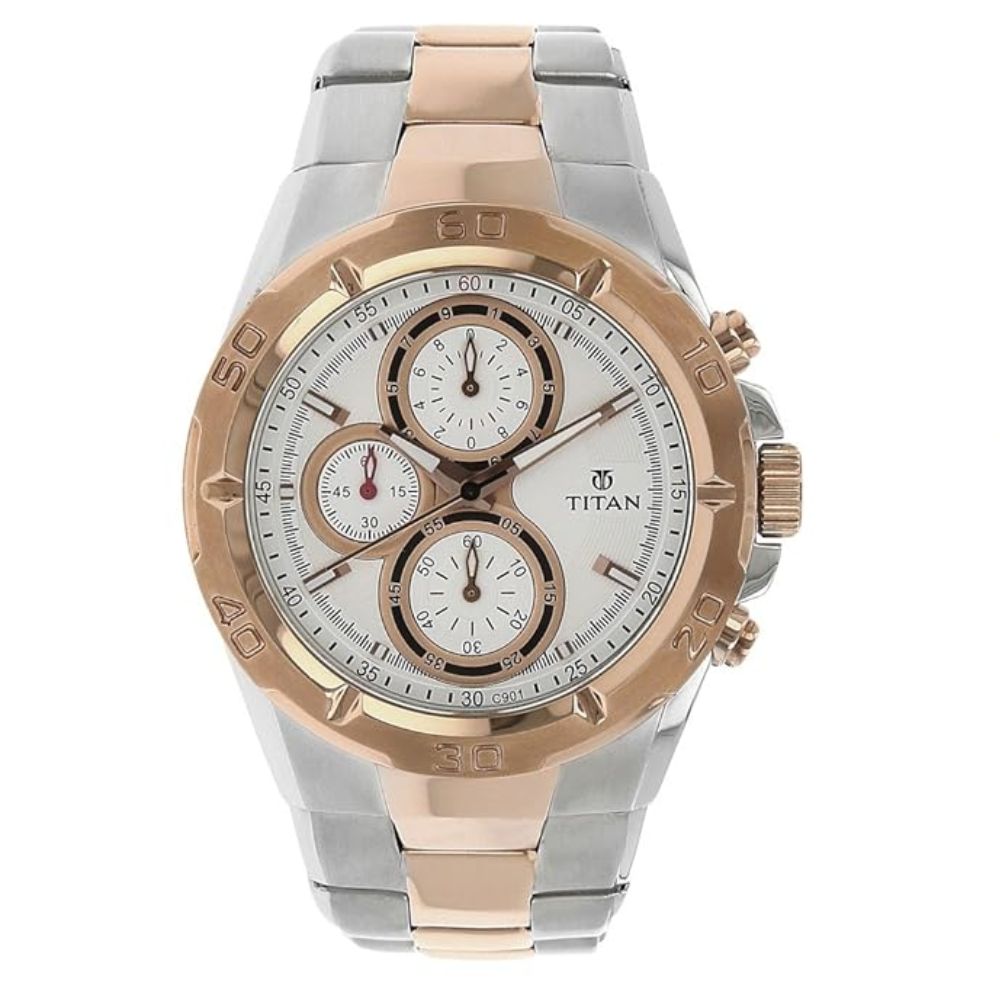 Titan Regalia Rose Gold Men's Watch 9308KM01