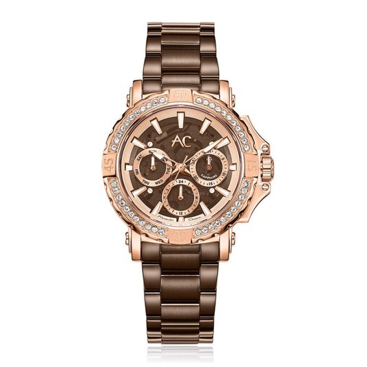 Alexandre Christie Brown Women's Watch 9205BFBROBODR