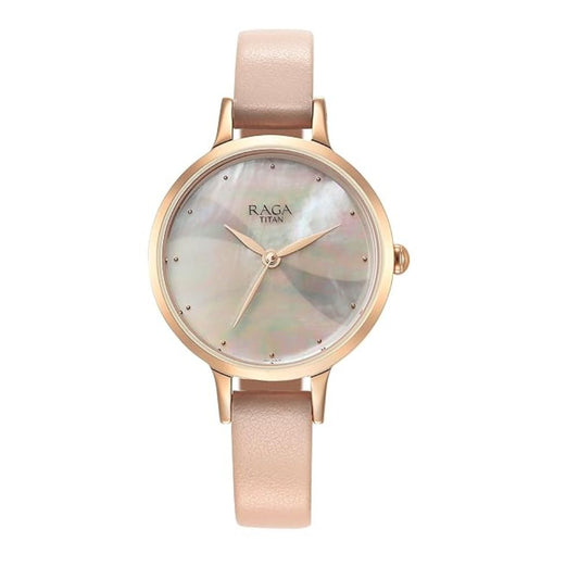 Titan Raga Power Pearls Mother of Pearl Women's Watch 2666WL04