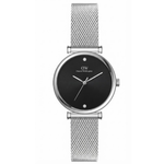 Daniel Wellington Classic Silver Black Women's Watch DW0DL3302