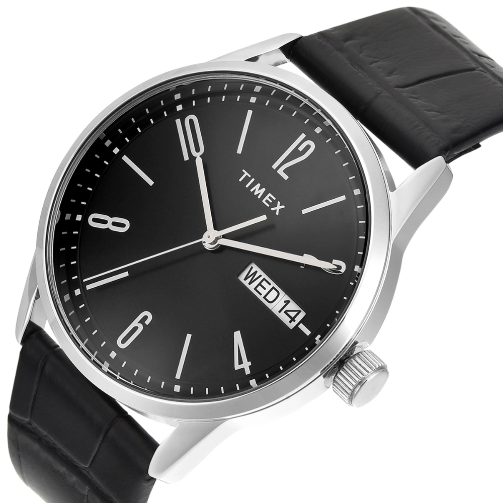 TIMEX Trendline Round Black Dial Men Analog Watch TWEG25507