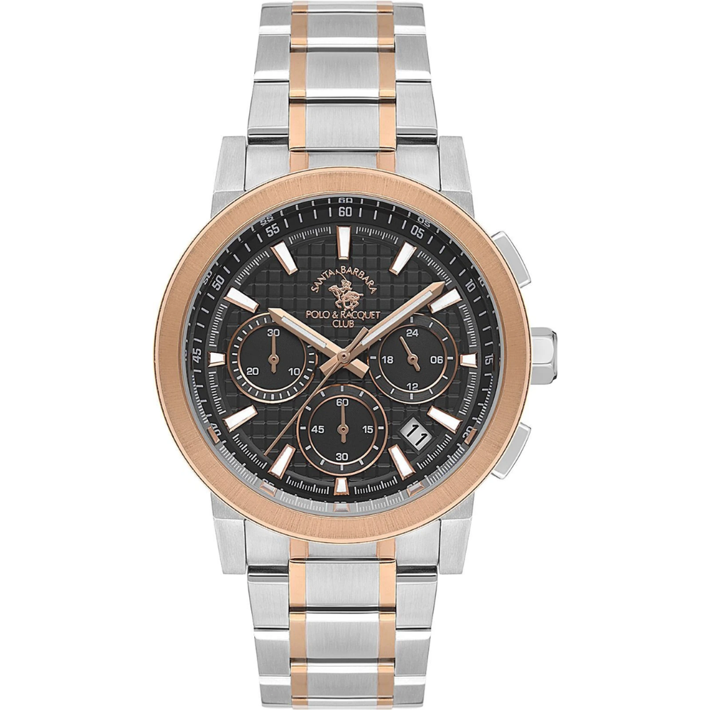 Santa Barbara Polo & Racquet Club Chronograph Black Dial Men's Watch SB.1.10565-5