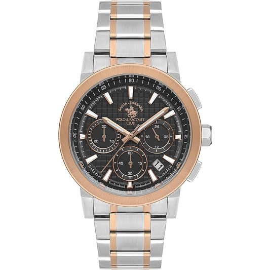 Santa Barbara Polo & Racquet Club Chronograph Black Dial Men's Watch SB.1.10565-5