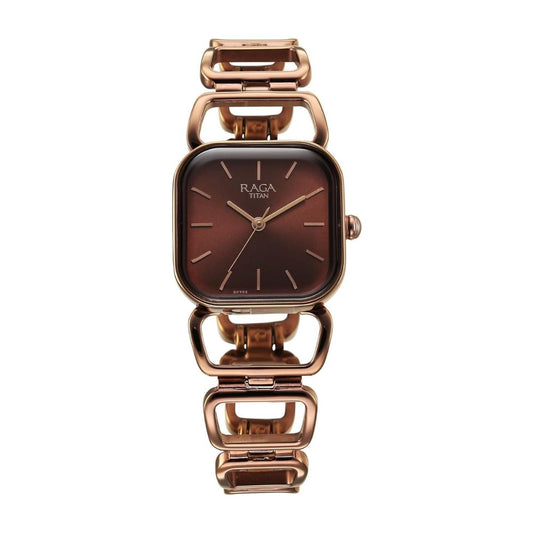 Titan Raga Ascend Brown Dial Women's Watch 2697QM02